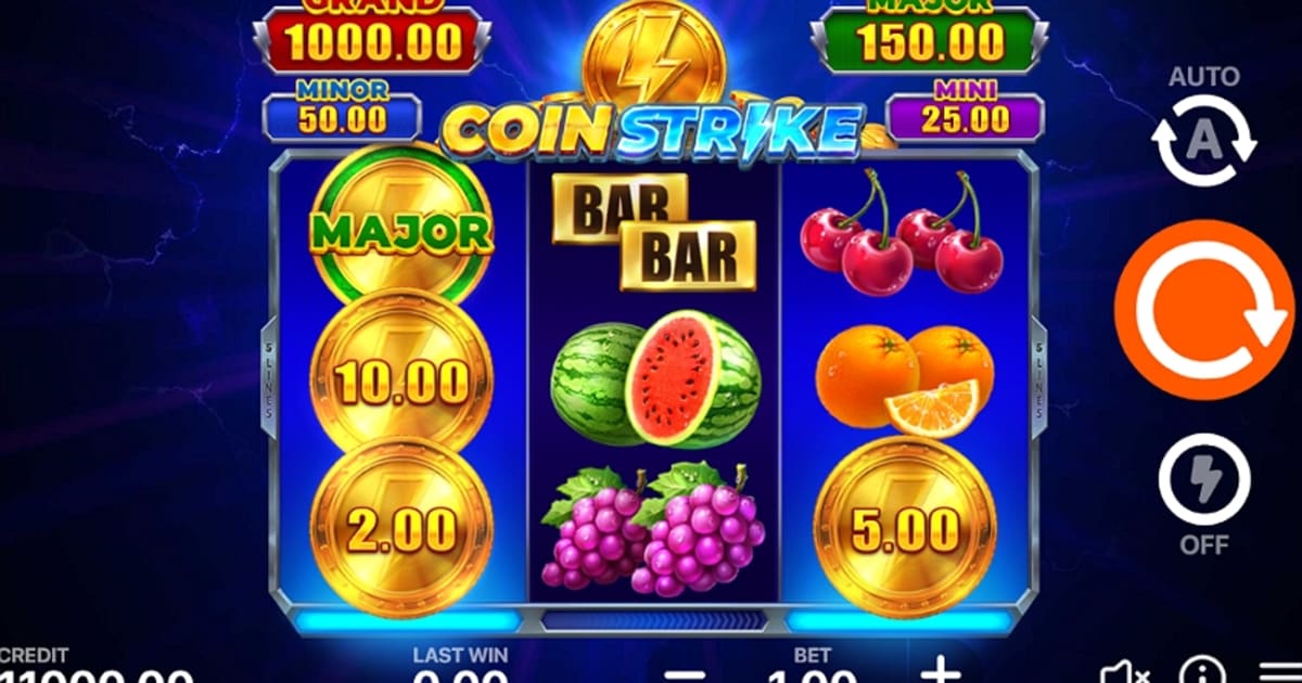 Playson បង្ហាញ​បទ​ពិសោធ​អគ្គិសនី​ជាមួយ​នឹង Coin Strike: កាន់​និង​ឈ្នះ